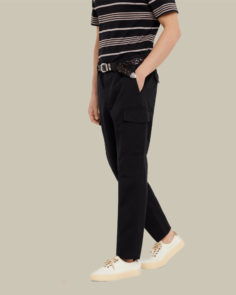 Charcoal Grey Leisure Fit Cargo Trouser