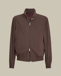 Brown Technical Funnel Neck Blouson