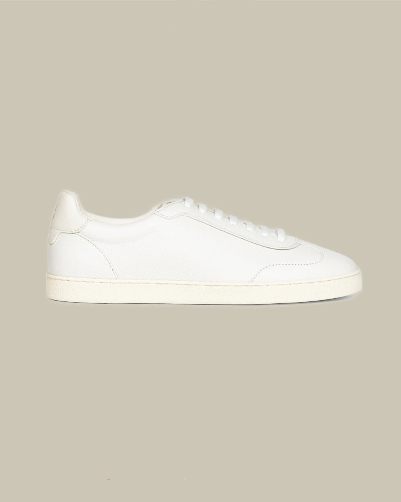 White Deerskin Sneaker