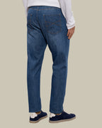 Lightweight Tapered Fit Blue Denim Jean