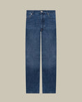 Lightweight Tapered Fit Blue Denim Jean