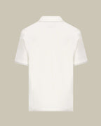 White Tipping Pique Polo
