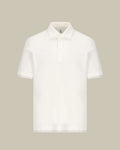 White Tipping Pique Polo