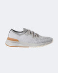 Grey Cotton Chiné Knit Runners