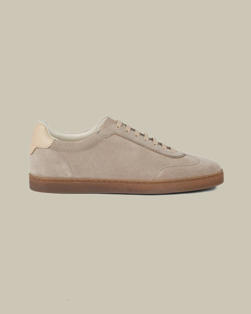 Sand Washed Suede Sneakers