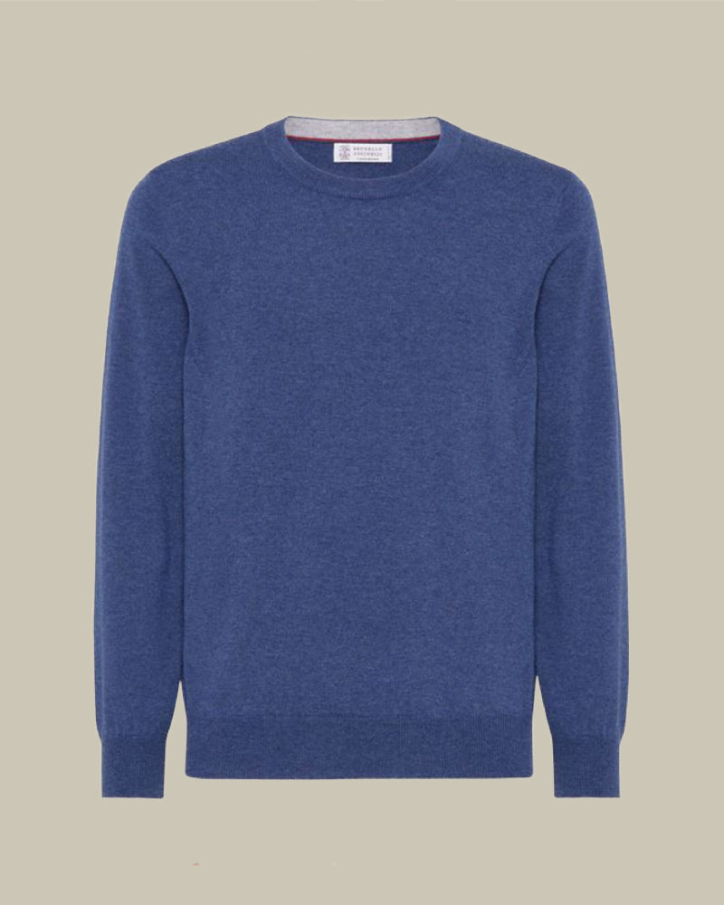 Indigo Cashmere Sweater