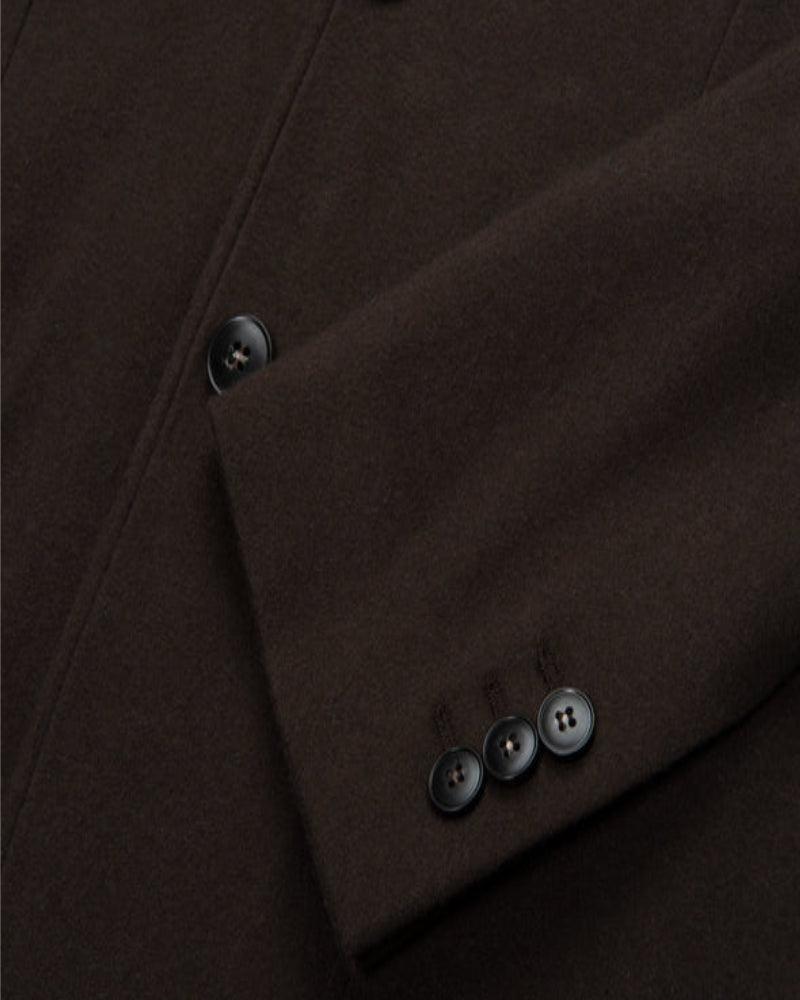 Brown Cashmere Blend Jersey Jacket