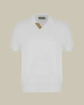 White Cotton Skipper Collar Polo