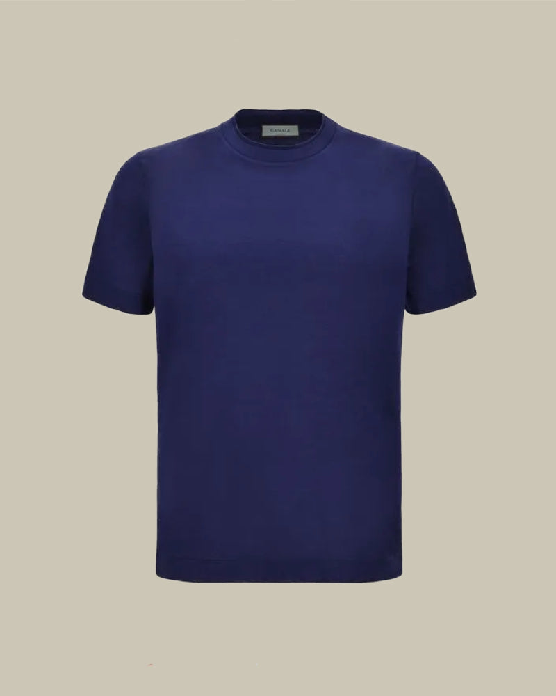 Navy Tonal Tipping T Shirt