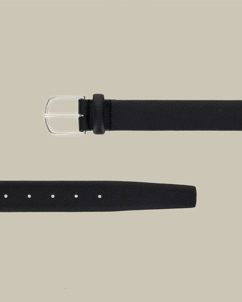 Black Deerskin Belt