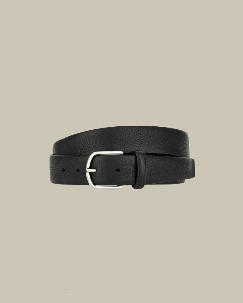 Black Deerskin Belt