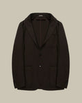 Brown Cashmere Blend Jersey Jacket