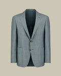 Turquoise Unlined Patch Pocket Blazer