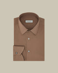 Tobacco Performance Cotton Jersey Shirt