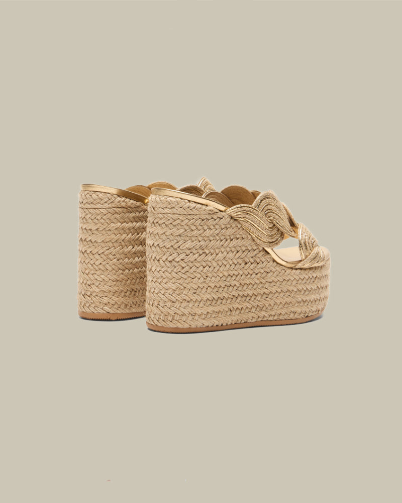 Gold Tahiti Wedge