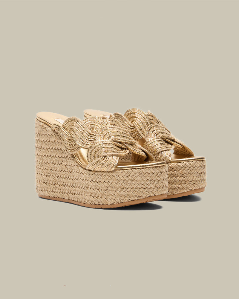 Gold Tahiti Wedge