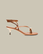 Chic Julia Kitten Sandal Havana
