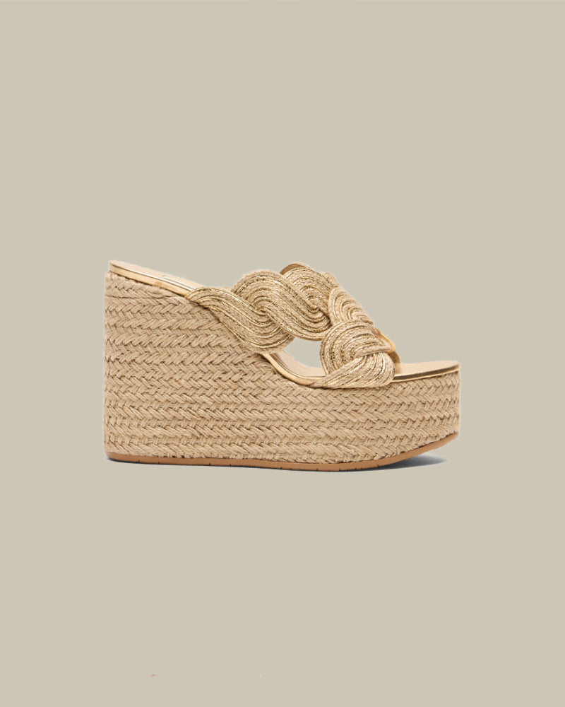 Gold Tahiti Wedge