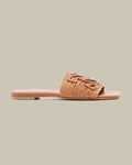 Woven Tan Ischia Flat