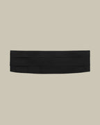 Black Satin Silk Cummerbund