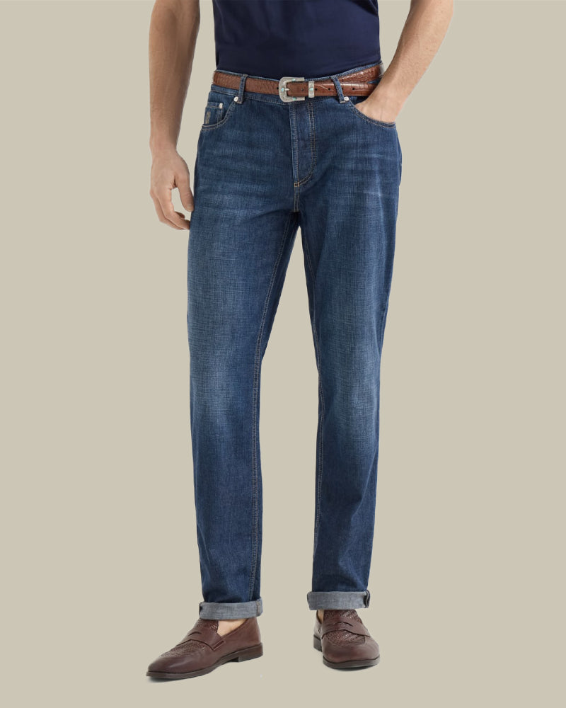 Lightweight Denim Blue Jean