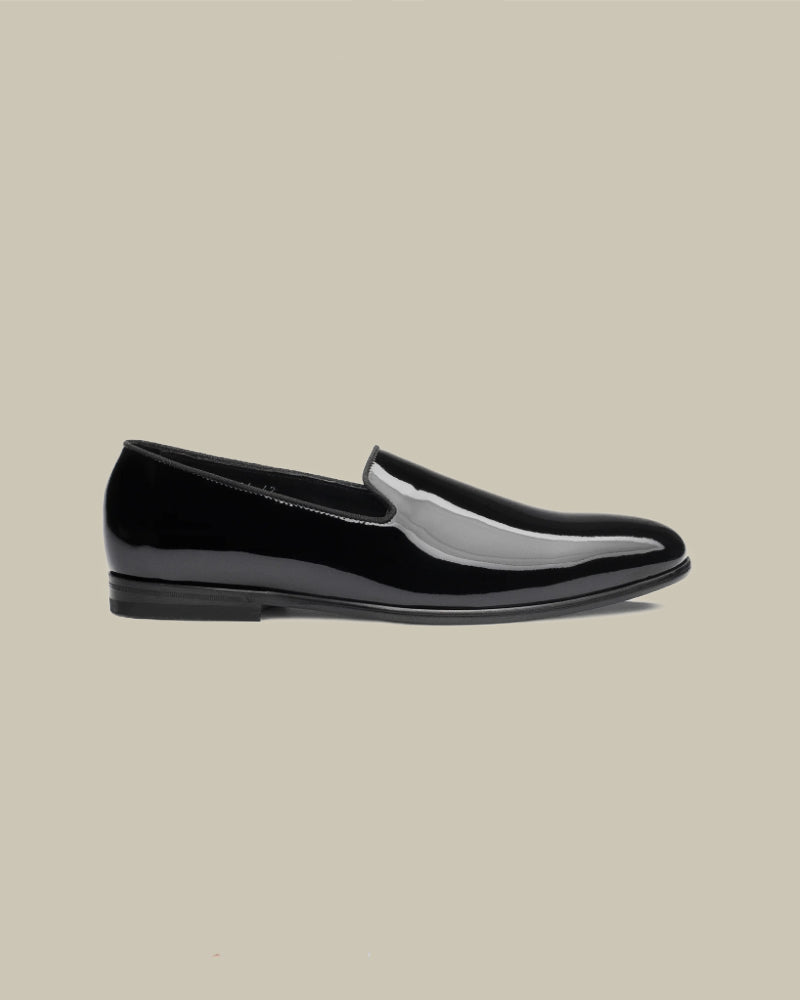 Black Patent Leather Loafer