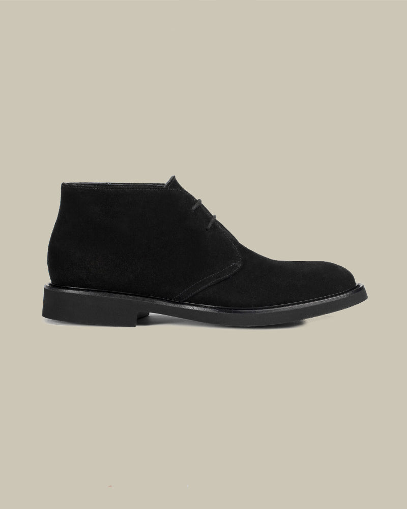 Black Suede Chukka Boot