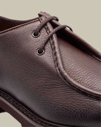 Brown Full Grain Leather Derby Shoe