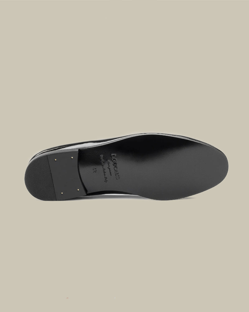 Black Patent Leather Loafer