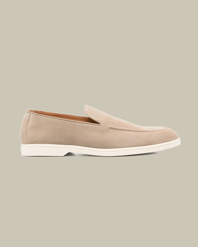 Taupe Suede City Loafer