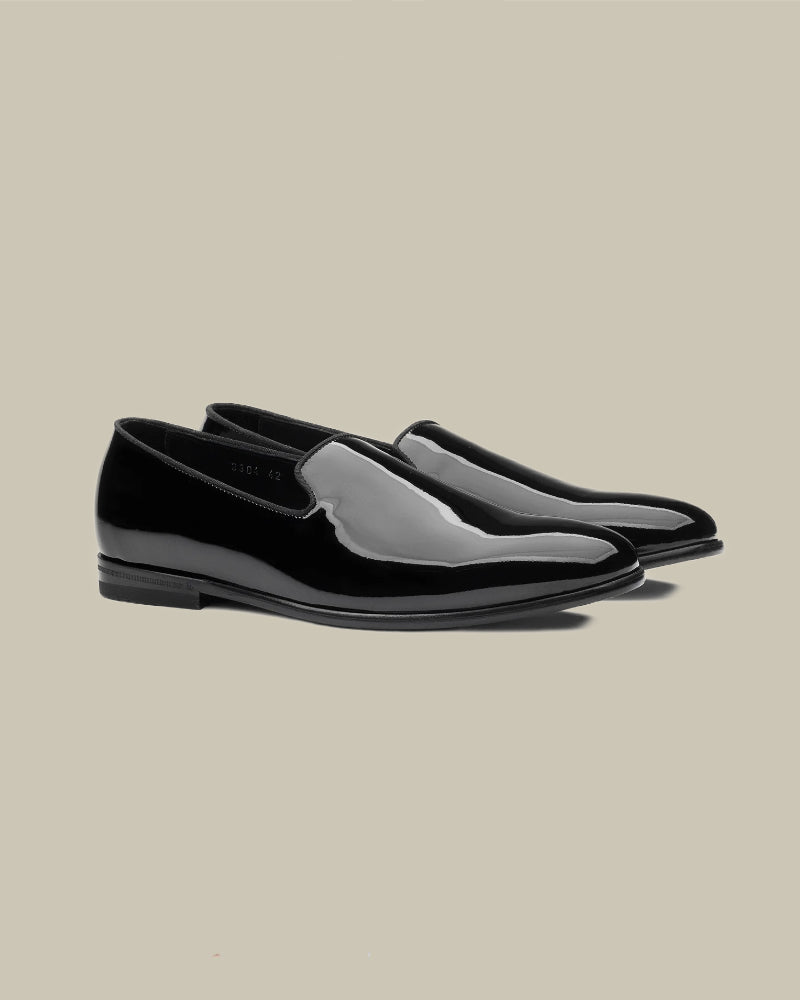 Black Patent Leather Loafer