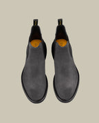 Anthracite Grey Suede Chelsea Boot