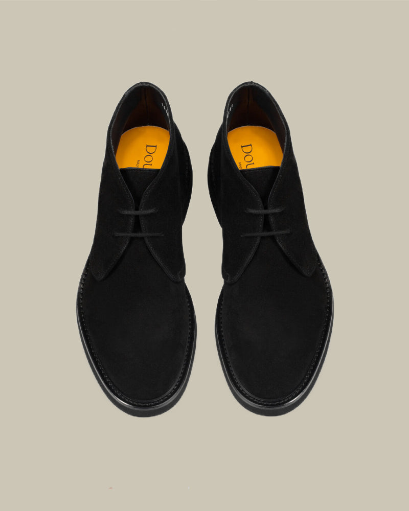 Black Suede Chukka Boot