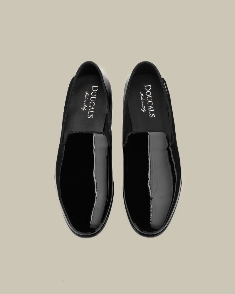 Black Patent Leather Loafer