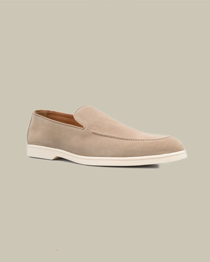 Taupe Suede City Loafer