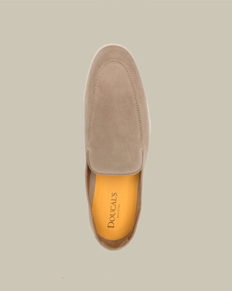 Taupe Suede City Loafer
