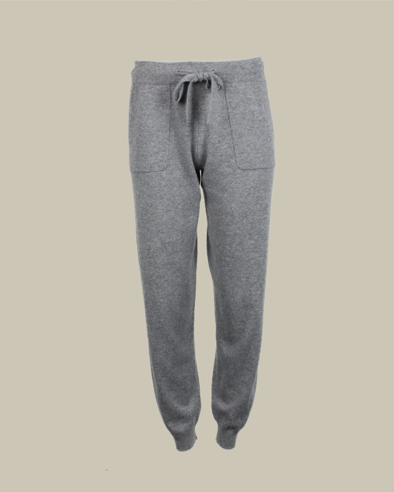 Coraline Knit Grey Cashmere Joggers