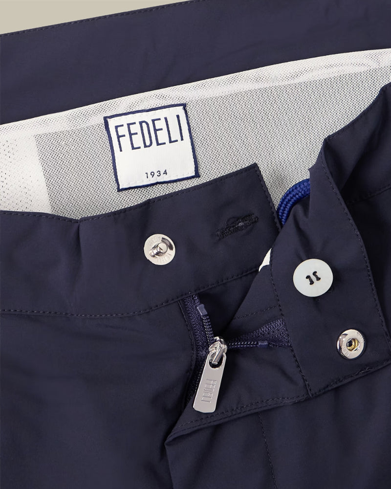 Black Rio Nylon Bi-Stretch Swim Shorts