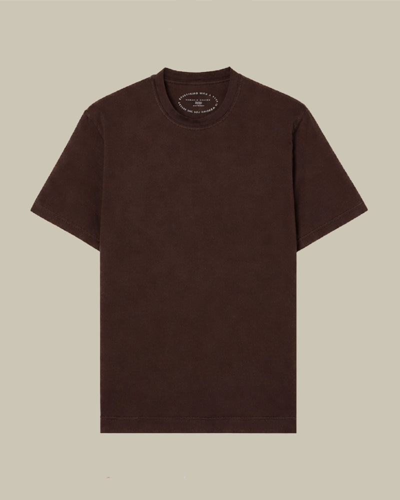 Dark Brown Extreme Organic Cotton Short Sleeve T-shirt