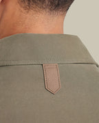 Sage Green Technical Fabric Utility Jacket