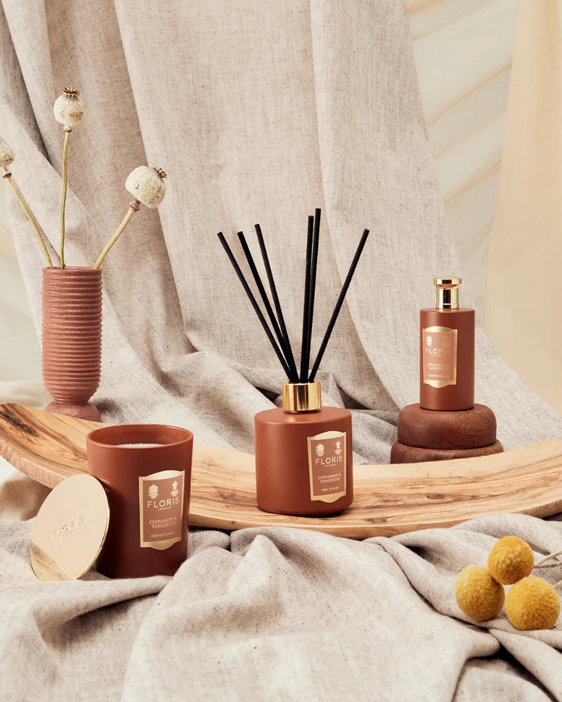 Cinnamon & Tangerine Scented Candle 175g