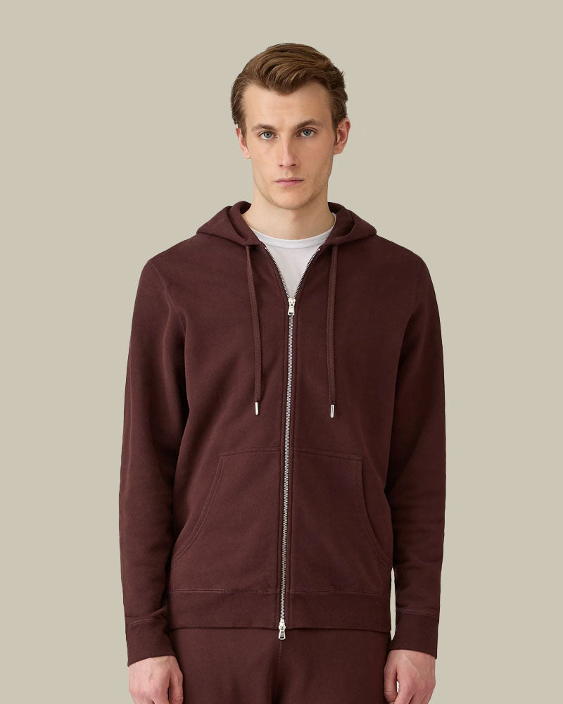 Bakelite Loopback Zip Hoodie