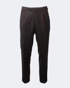 Brown Loro Piana Flannel Shawl Collar Tuxedo