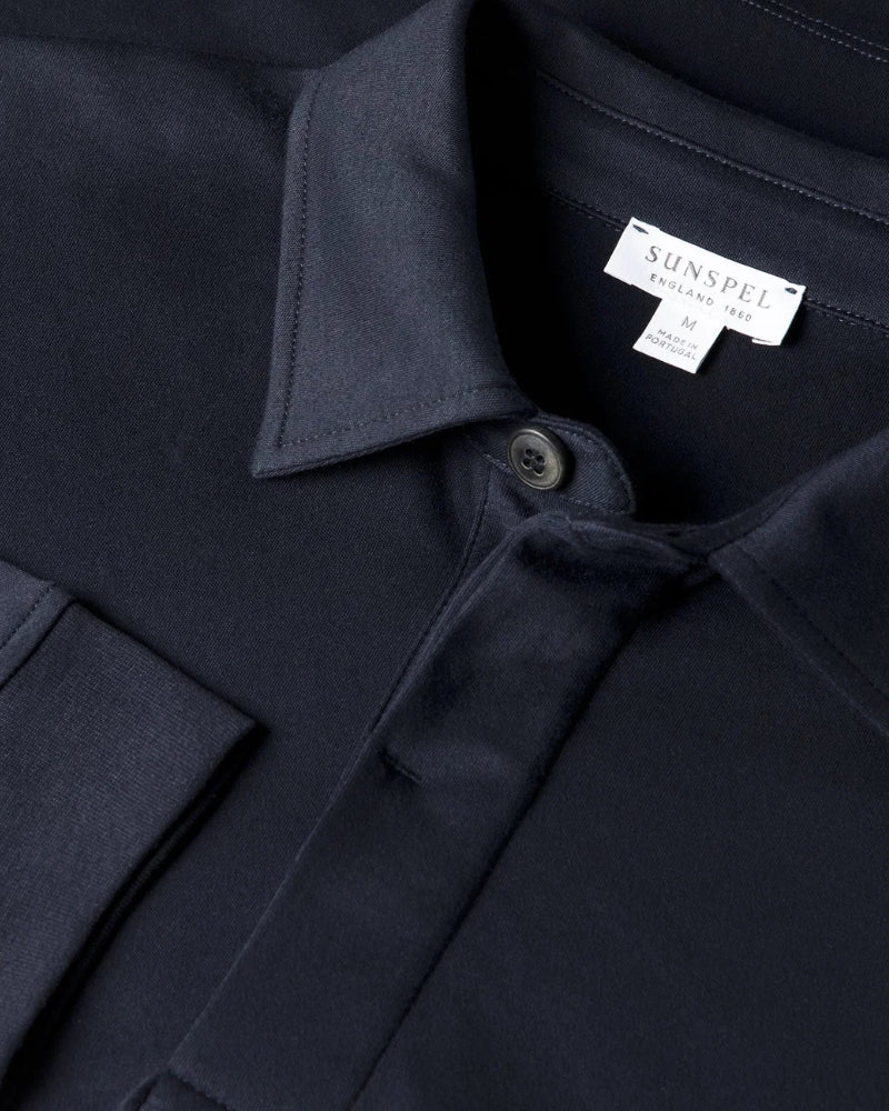 Heavyweight Rugby Polo Shirt Midnight Navy