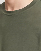 Khaki Fine Cotton T Shirt