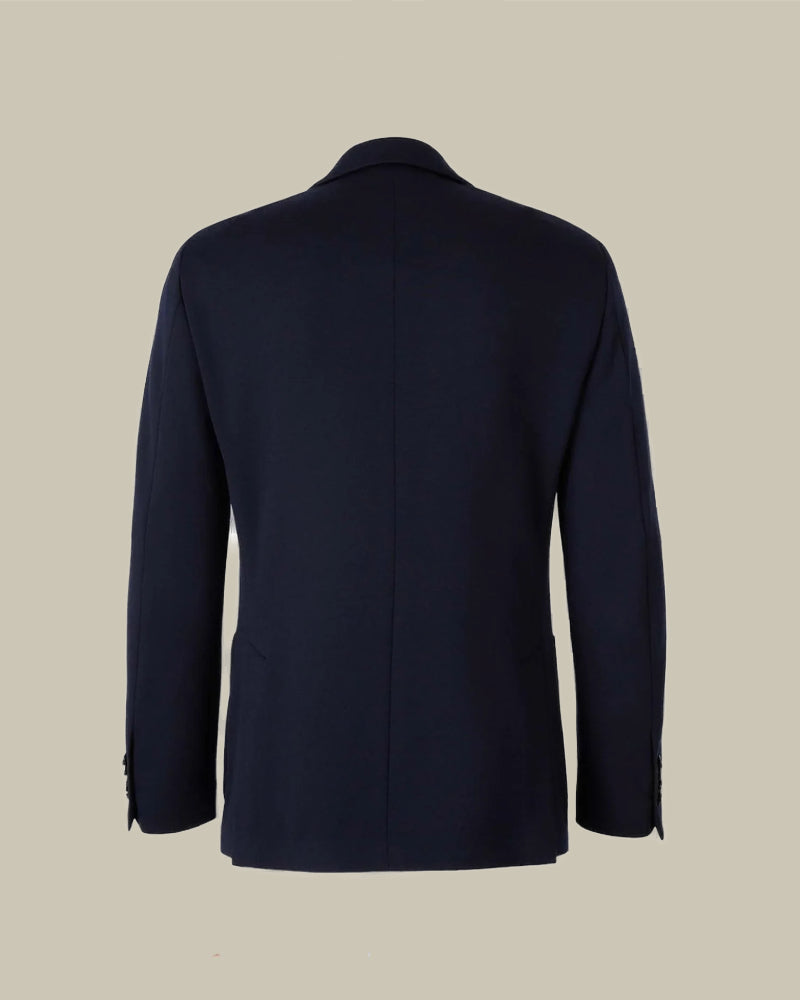 Navy Easy Wear Jersey Jacket