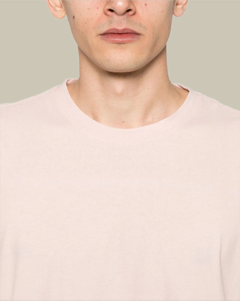 Pink Short Sleeve Cotton T Shirt