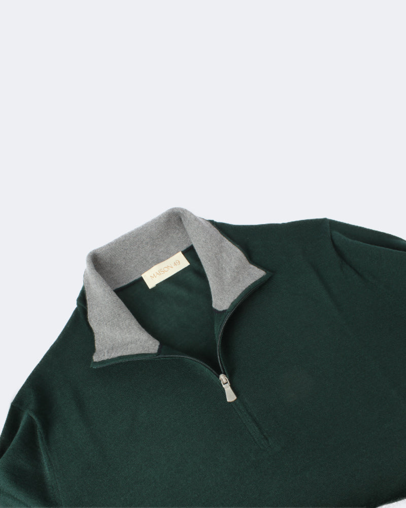 Forest Green Super Tasmania 1/4 Zip