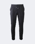 Navy Stretch Wool Drawstring 1 Pleat Trouser