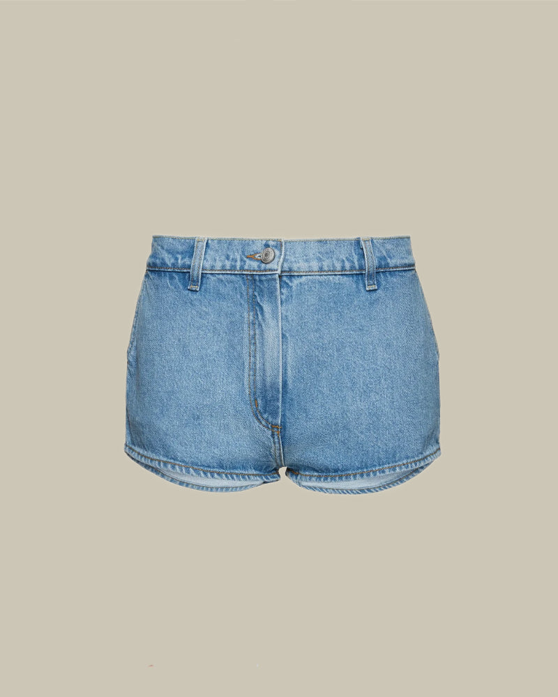 Blue Denim Shorts